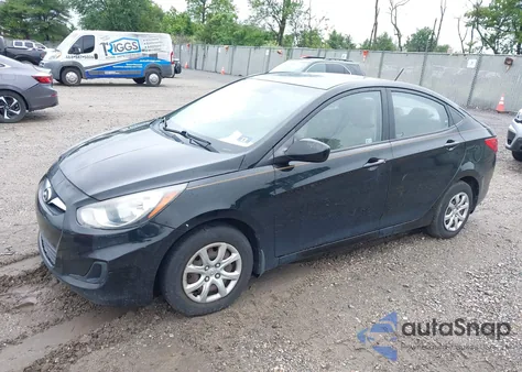 2012 Hyundai Accent Gls from USA, damaged, VIN KMHCT4AE4CU140647